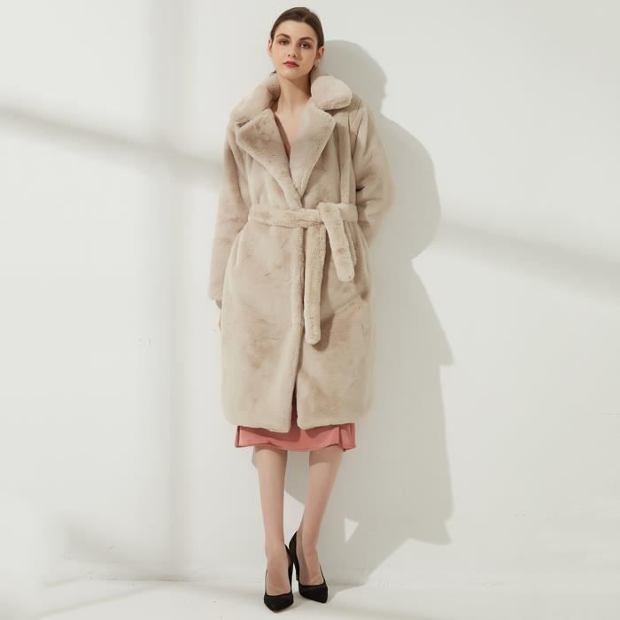 Manteau Camel en Laine et Cachemire en CAMEL pour femme