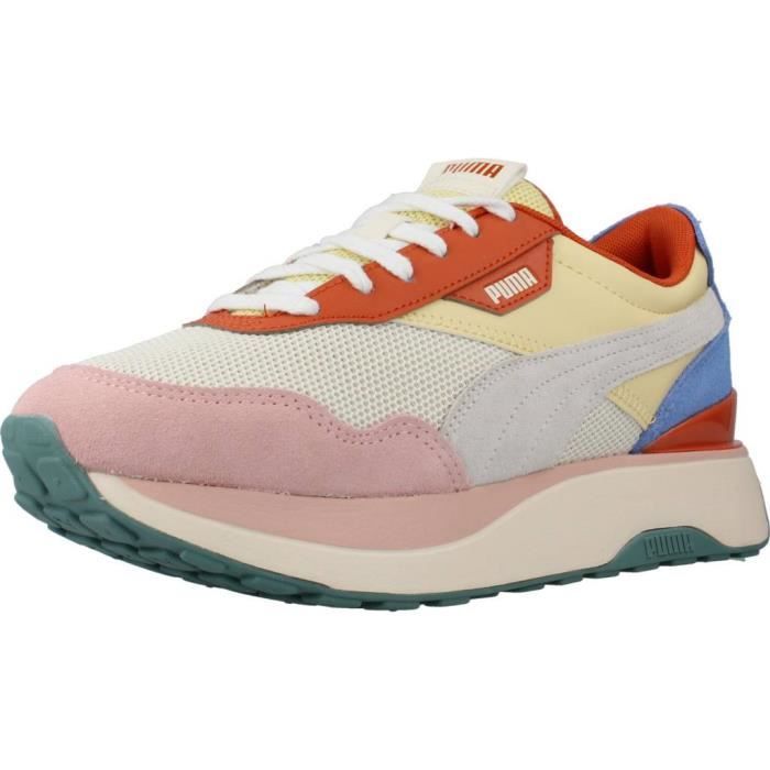 Basket Puma yellow 135233 Blanc 36 Blanc Cdiscount Chaussures