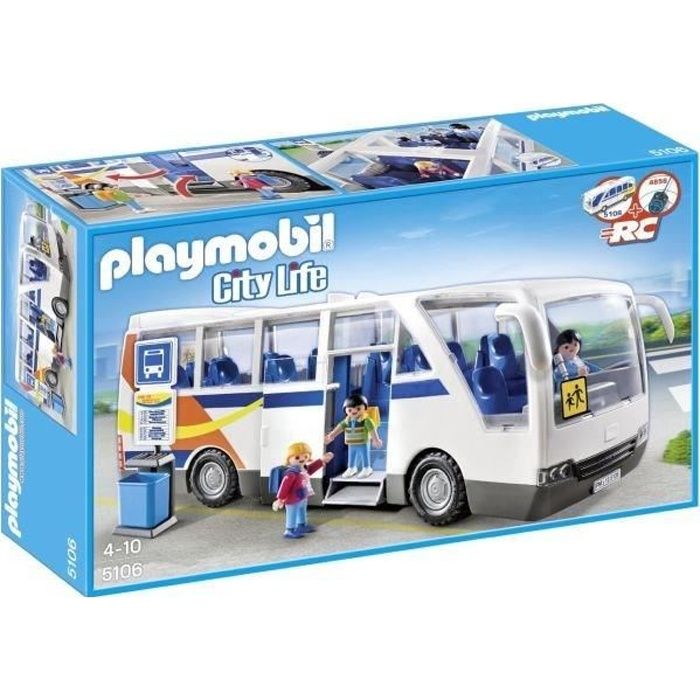 PLAYMOBIL 5106 Car Scolaire - Cdiscount Jeux - Jouets