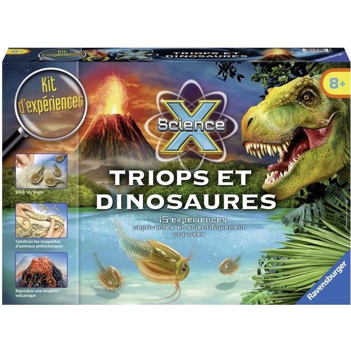 Science X Ravensburger Triops Dinosaures Jeu Educatif Achat Vente Histoire Geo Cdiscount