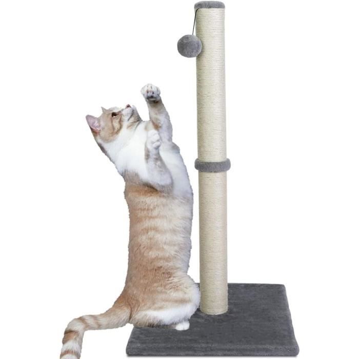 Arbre à Chat 65 Cm Noir Et Blanc Avec Griffoir Sisal Et Plateforme - Marque WilTec