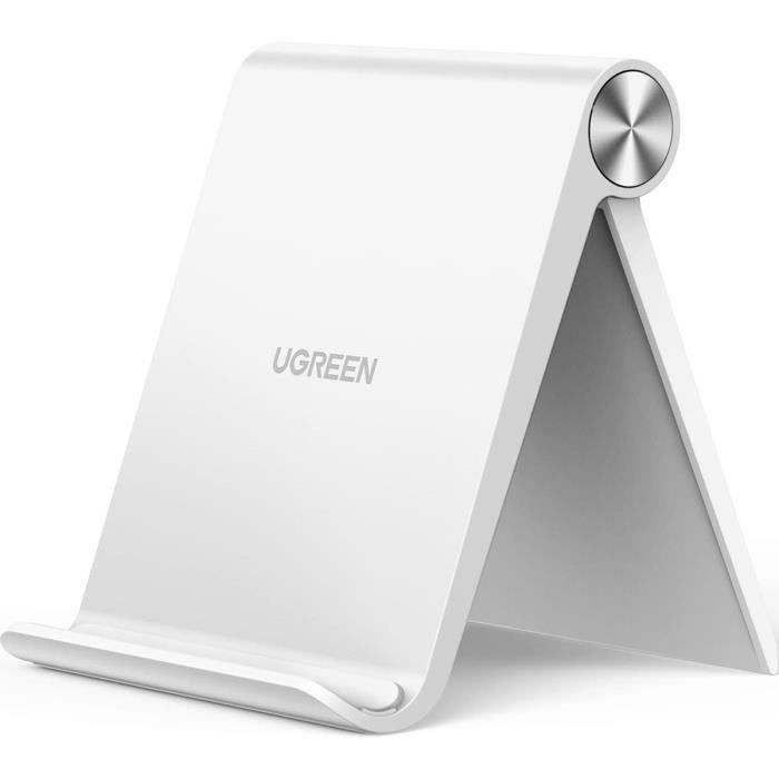 Support Téléphone Bureau KYLOS Pivotant 360°, Ajustable, Pliable Et Stable Pour Smartphones Et Tablettes - 10
