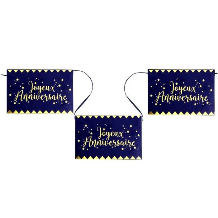 Banderole Joyeux Anniversaire Bleu Marine Et Or 5m X1 Ref 5666 Achat Vente Banderole Banniere Soldes Sur Cdiscount Des Le Janvier Cdiscount Banderole Joyeux Anniversaire Bleu Marine Et Or 5m X1 Ref 5666 Achat Vente Banderole Banniere Soldes Sur Cdiscount Des Le Janvier Cdiscount