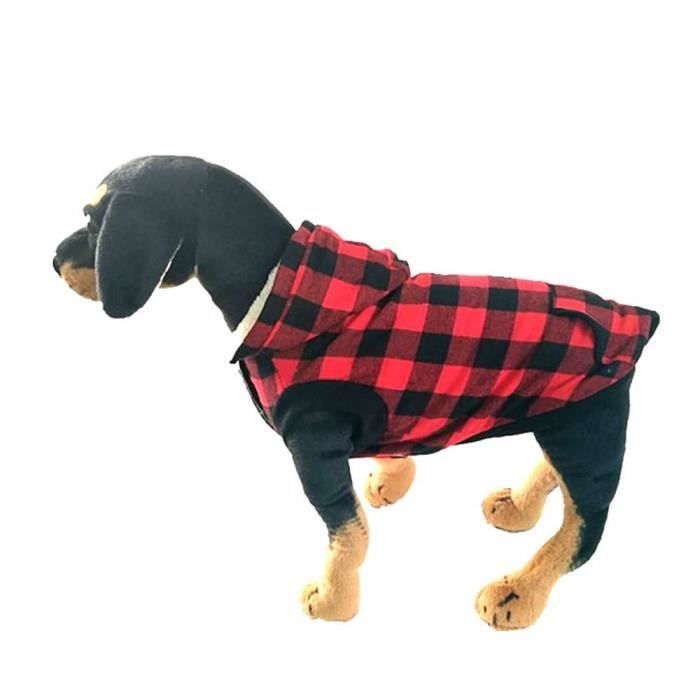 Ranphy Hiver Rembourr/é pour Chien Gilet Manteau Capuche Chat Chiot par Temps Froid Manteaux Veste pour Petit Chien Bleu L