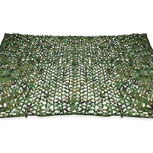 Voile D'ombrage Camouflage IDMarket 3x4m - Toile Polyester Ajouré Gris - Protection UV Terrasse/jardin