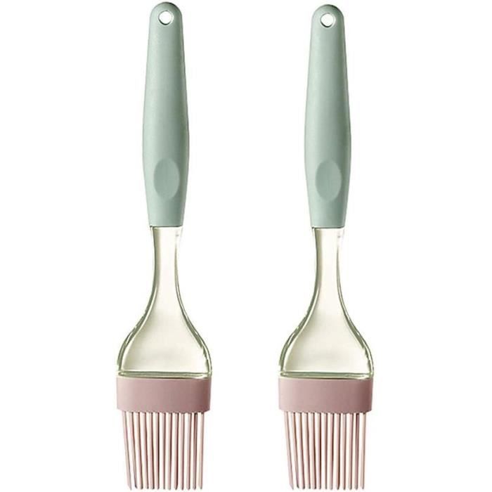 2 Pinceaux à Badigeonner En Silicone Extra-large - Résistant à 230°C - Pour Cuisson, Barbecue