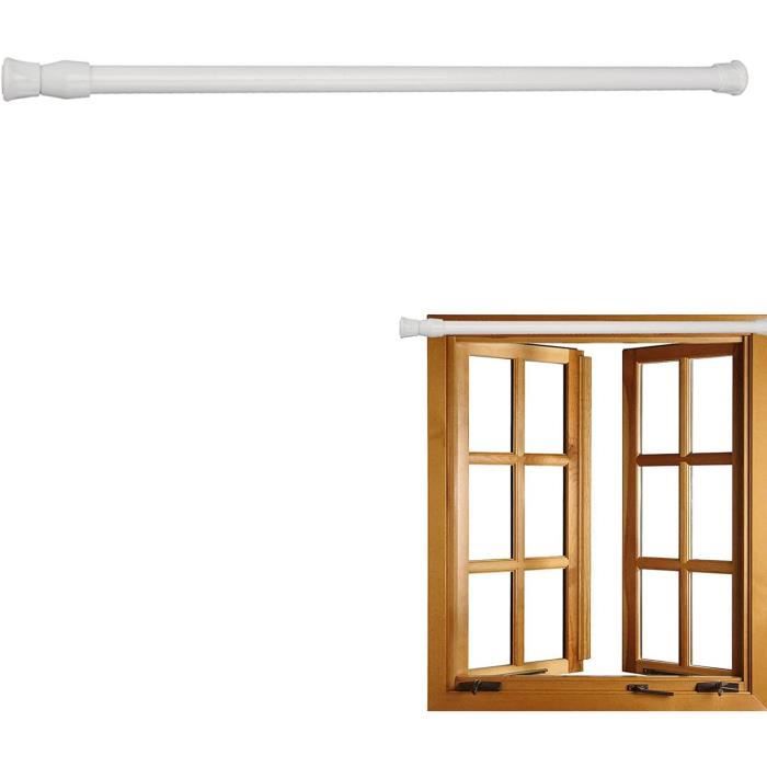 Tringle Rideau Douche sans Percage 50-80 cm, Tringle Extensible pour Rideau de Douche de Douche Tige Barre téléscopique - Maison