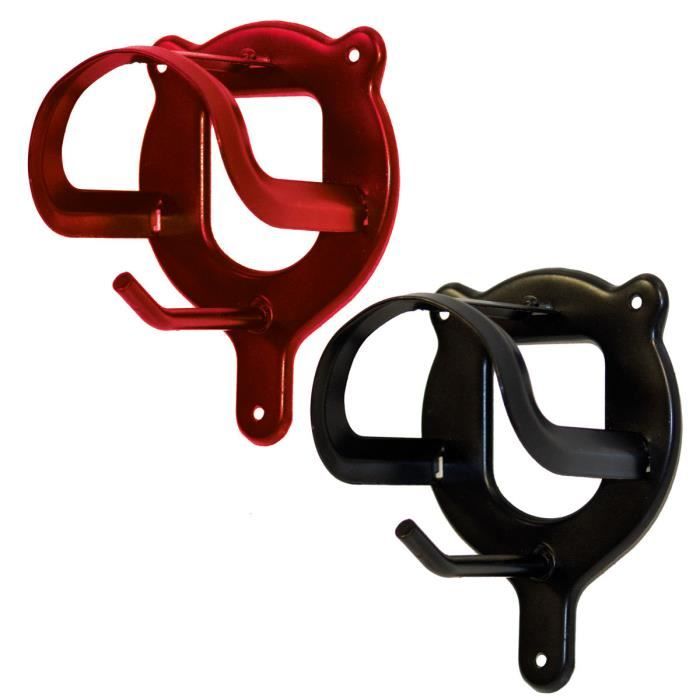 HKM Support Bridon En Métal Taille M Rouge - Rembourrage Épais Pour Confort Cheval