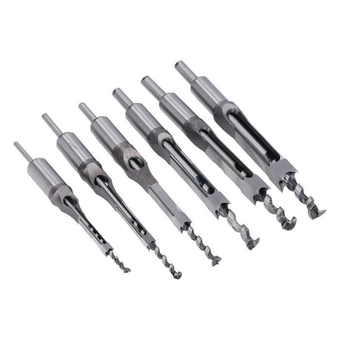 Adaptateur de foret à trou carré pour perceuse, accessoire de mortaisage pour perceuse à colonne, mortaiseuse pour le travail du bois, installation et démontage faciles