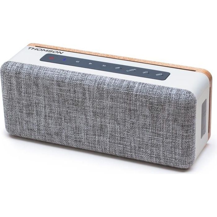 Thomson Ws04 Enceinte Nomade Bluetooth Autonomie 8h Puissance 20w Gris Enceinte Nomade Avis Et Prix Pas Cher Cdiscount