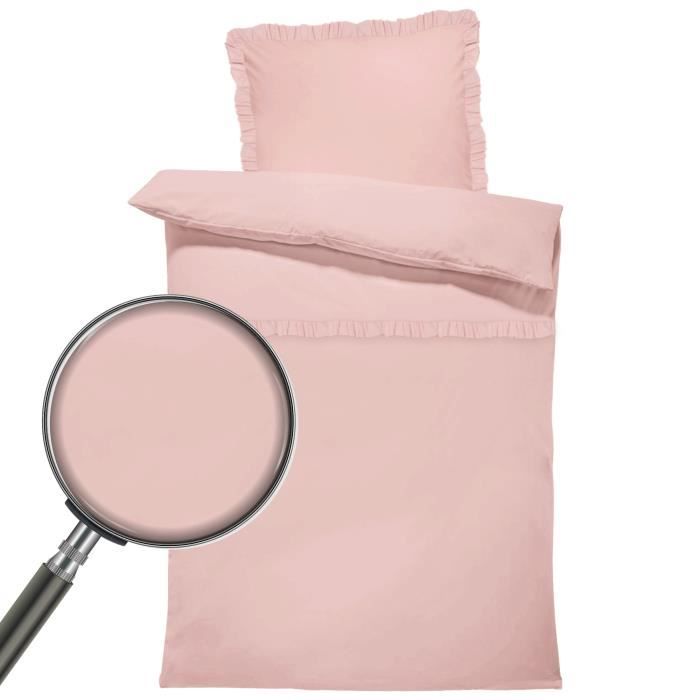 Housse De Couette Bio à Volants Pottery Barn Pour Enfant – Rose, Taille Full/Queen