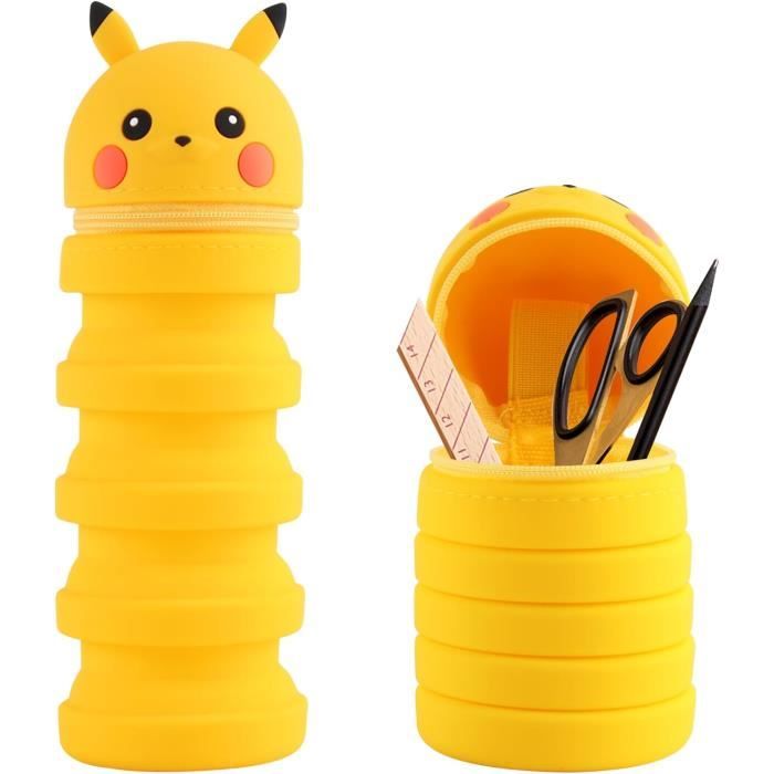 Ghzste Trousse à Crayons Kawaii, Trousse à Crayons Portable Mignonne pour Filles Grande Capacité Sac à Crayons Fournitures Scolaires pour Filles