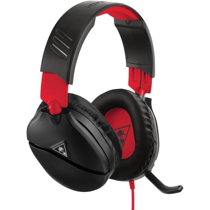 TURTLE BEACH Casque Gaming Recon 70N pour Nintendo Switch (compatible PS4, PS4 Pro, Nintendo Switch, Appareil mobiles) - TBS-8010-02
