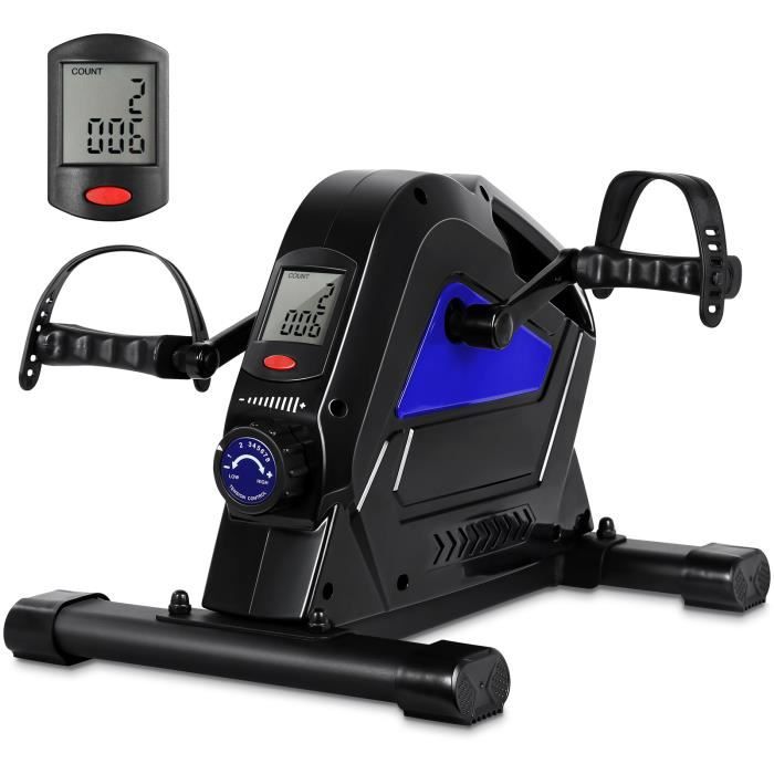 UTEN Velo D appartement Velo Magnetique D exercice a Pedale avec Moniteur LCD pour Exercer Jambes Bras Maison Bureau Cdiscount Sport