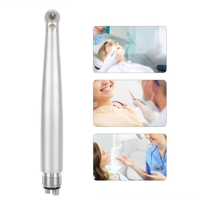 Micromoteur Dentaire à Air Type E Basse Vitesse - Pièce à Main 4 Trous, Pour Laboratoire Ou Dentisterie