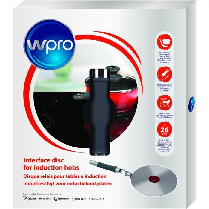 Wpro IDI106 - Disque relais induction diamètre 26 cm