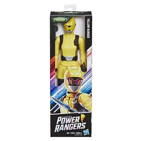 Jouet Power Rangers Figurine Du Ranger Jaune Power Rangers Beast Morphers 15 Cm