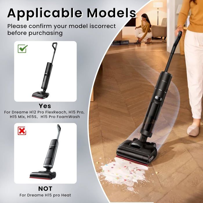 Couvercle De Brosse Rotative De Rechange Pour Aspirateur Dreame H15 Pro | Pièce Détachée Pour Bras Mécanique, Compatibilité Assurée