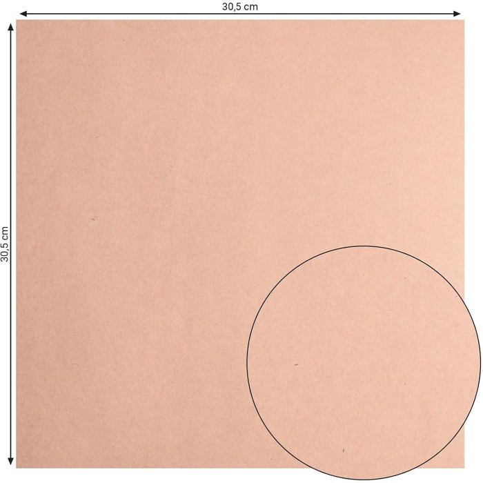Vaessen Creative Florence Cardstock Papier, wit, 200 g/m², vierkant, 30