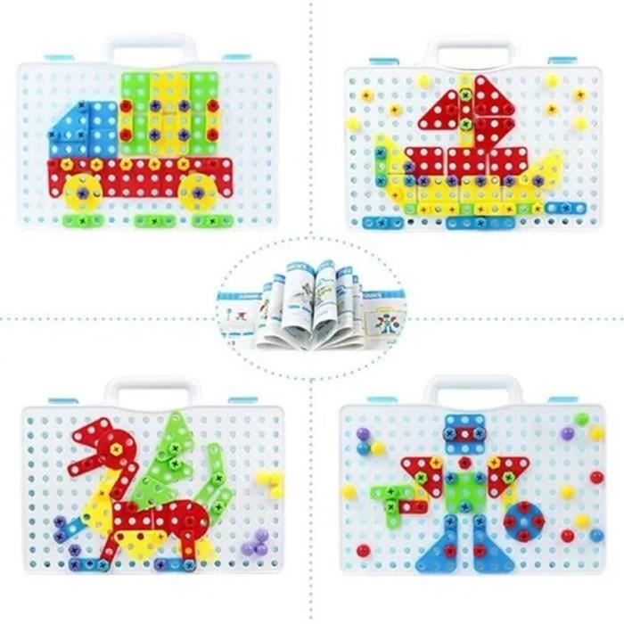 Puzzle 3D Mosaique Enfant - Montessori - Véhicules et engins - 237 pièces -  Cdiscount Jeux - Jouets