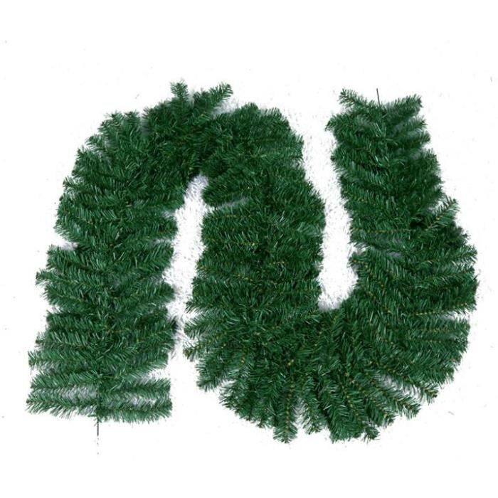 Guirlande lumineuse Imitation sapin Décoration Noel 2.7 m pour la maison, l