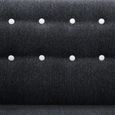 Canapé de relaxation STAR - Canapé d'angle Revêtement en tissu 171,5x138x81,5 cm Gris foncé - FR359812-2