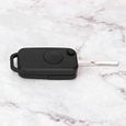 Cuque coque porte-clé intelligente Étui à rabat pour clé intelligente 1 couvercle de bouton avec lame pour Mercedes Benz W168-2