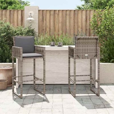 VidaXL Lot de 4 Chaises de Jardin Coussins, Sièges de Patio, Meubles de Terrasse Arrière-cour