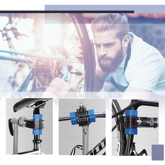 LESHP® OUTILLAGE CYCLE - KIT DE REPARATION CYCLE Pied d'atelier vélo, Pied  de réparation - Cdiscount Sport
