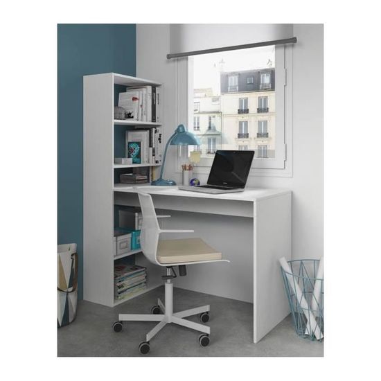 Bureau Avec Etageres Indra Achat Vente Bureau Bureau Avec Etageres Indra Soldes Sur Cdiscount Des Le 20 Janvier Cdiscount