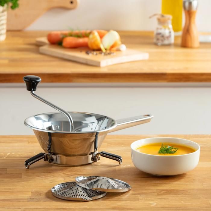 Passoire Manuelle Moulinex A40106 - Inox - Diamètre 19 Cm