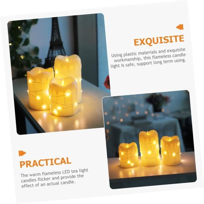 Lot De 24 Bougeoirs Pics Métal Argenté - Support Bougies Pointu Pour Couronnes, Arbres De Noël, Décoration De Table - 3