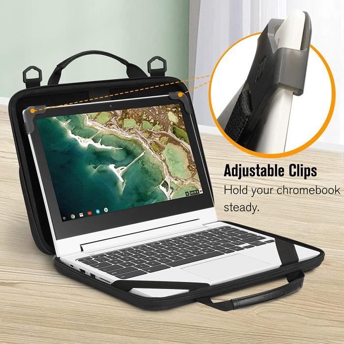 FINPAC Housse Etui pour Chromebook x360 12b ca0010nf Macbook 11 6 et autre ordinateur portable jusqu a 11 6 pouces Sacoche d228 Cdiscount Informatique