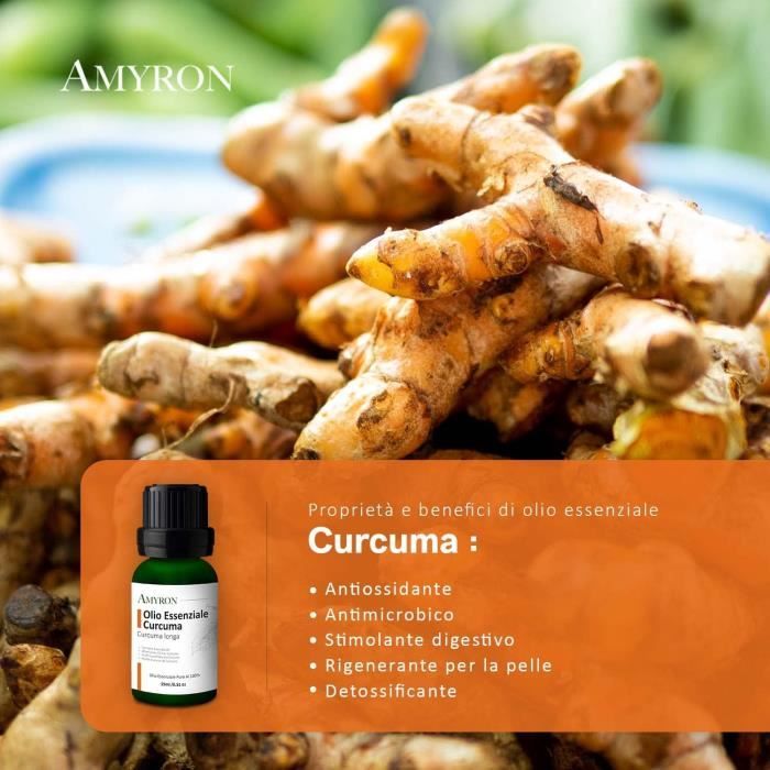 Huile Essentielle De Curcuma 15Ml Naturelle Et 100 Pure Idéale Pour L — free download