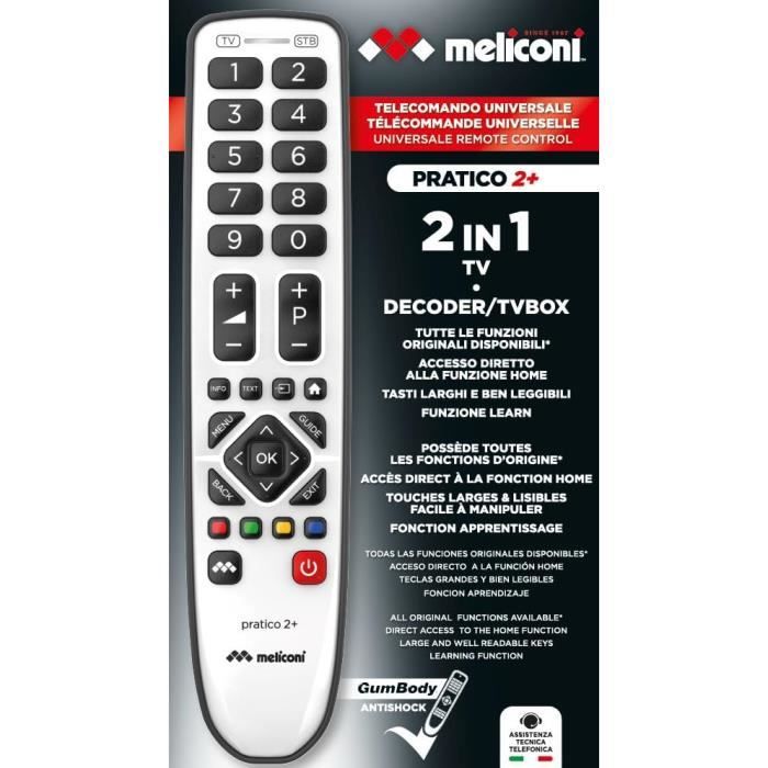 Télécommande Universelle Pour TV Dual SCENARO215 – Modèle A-Dual-358 – Neuf Sous Blister