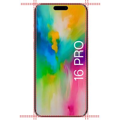 Verre Trempé IPhone 16 Pro (6,3") – Lot De 3 – Protection Écran 9H – Pose Facile Avec Cadre