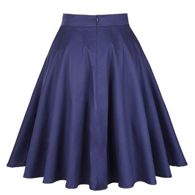 Jupe Vintage retro 50 annees entierement circulaire ligne A pour femme Type 18 Blanc Femme Adulte Blanc Cdiscount Pret a Porter