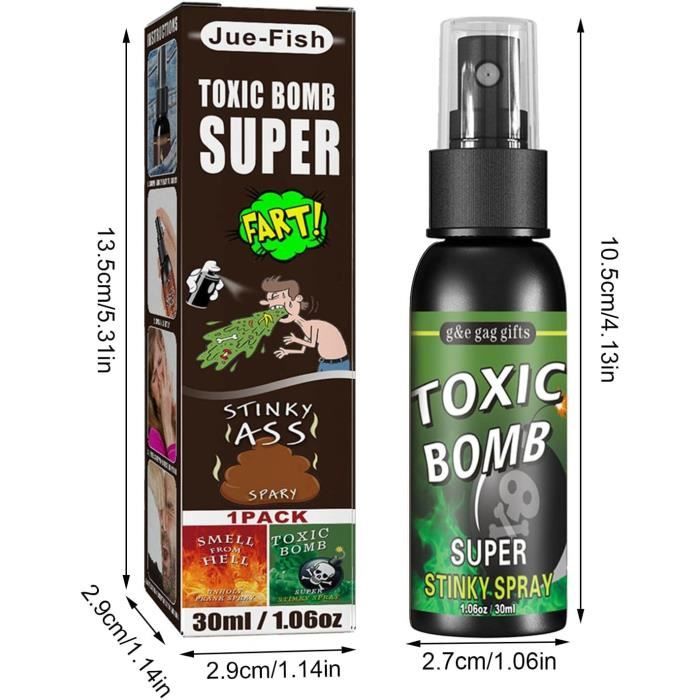 3x liquide de farce puante, bombe délicate, odeur de pet, Spray pour  Halloween, divertissement – les meilleurs produits dans la boutique en  ligne Joom Geek