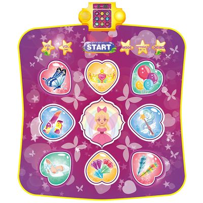 Tapis De Jeu 2 En 1 Musical Avec Anneaux De Lancer - Jouet Interactif Enfant Garçon Fille