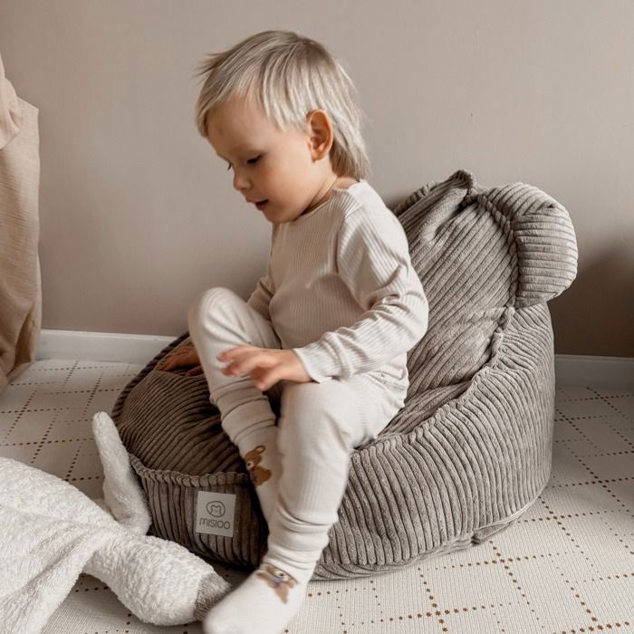 Fauteuil poire pour enfants en velours côtelé Sugar Fauteuil poire pour enfants en velours côtelé Sugar