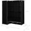 Armoire De Rangement D Angle Noire Dressing Penderie Xxl Tissu 169x129x87cm Achat Vente Armoire De Chambre Armoire De Rangement D Angl Cdiscount