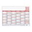 Zettler Kalender 910 Calendrier Des Jours Ouvres 2014 6 Mois