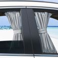 Rideau pare-soleil universel pour vitres latérales de voiture, 2 pièces, taille S,L GY-S-0