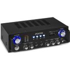 Amplificateur Fenton AV100BT - 2 x 50W - Bluetooth - USB - SD - 2 entrées micro - Entrée ligne RCA