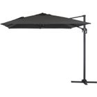 HABITAT ET JARDIN Parasol déporté "Sun 4" - 3 x 4 m - Noir