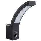 Lampe LED avec détecteur de mouvement PIR noir 10W IP54 750lm blanc neutre (4000K) Maclean MCE244 B