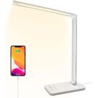 Lampe de Bureau - LED - 5 Modes de Couleur - 10 Niveaux de Luminosité - Contrôle Tactile - Fonction Minuterie - Port USB - RIWILL