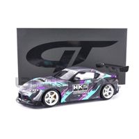 Voiture Miniature de Collection - GT SPIRIT 1/18 - TOYOTA GR Supra HKS Presentation - Rouge - GT407