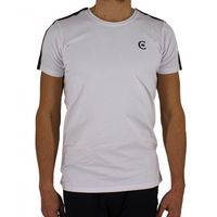 Cerruti 1881 T-shirt manches courtes bande épaule Torbole Blanc Homme