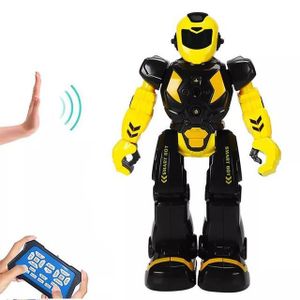 ROBOT - ANIMAL ANIMÉ 822 jaune - Robot Intelligent RC avec Capteur de G